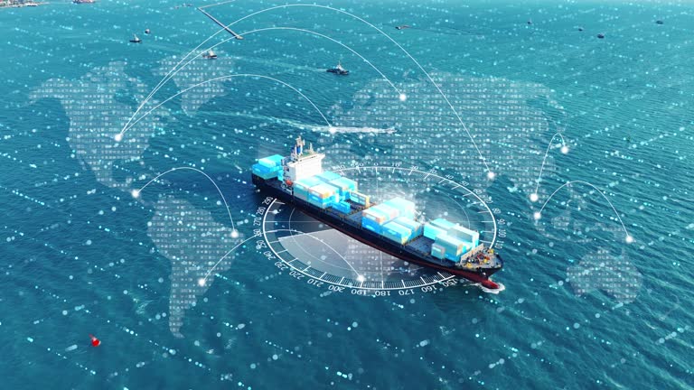 Réseau maritime numérique — l'économie bleue connectée